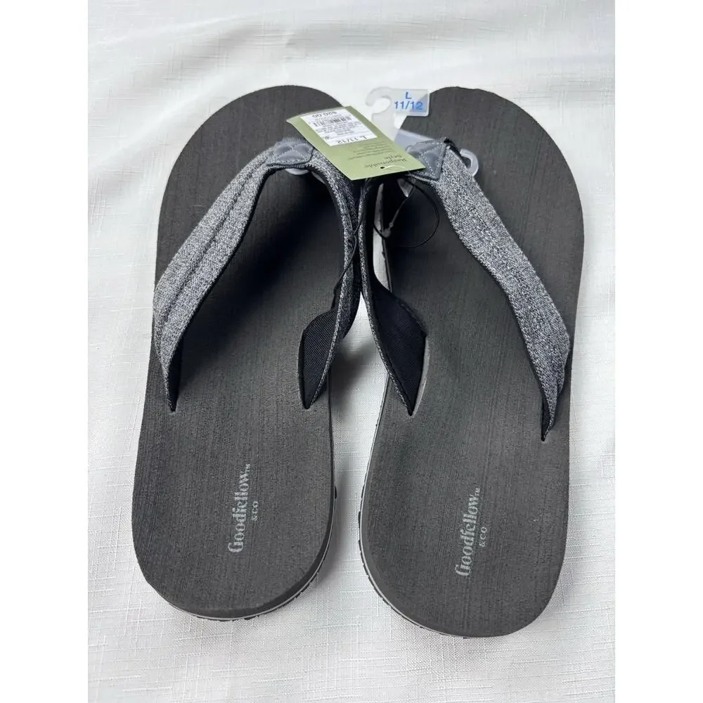 Goodfellow & Co. Men's Size Large (11-12) Ian Comfort Flip Flop Thong Sandals